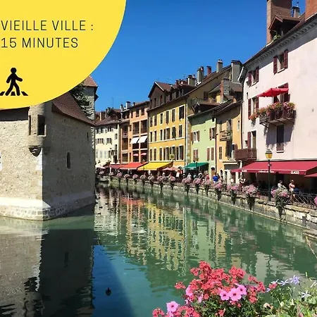 Proche Du Et Des Commerces, Neuf, Au Calme, Avec 3 Et Grande Terrasse Apartment Annecy